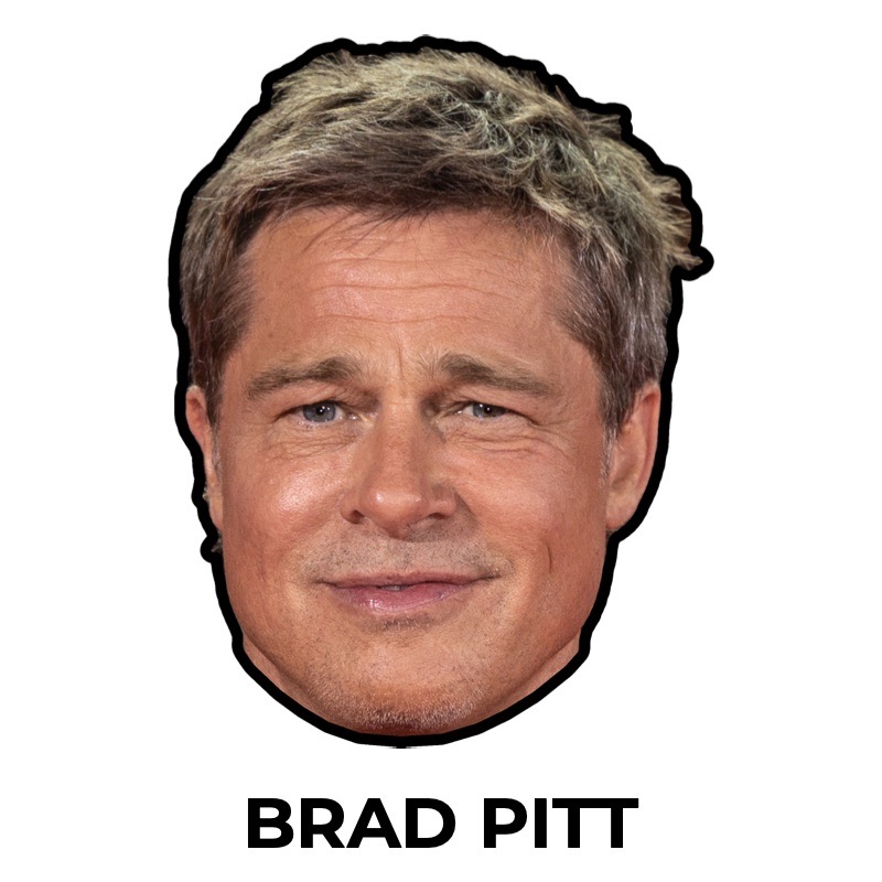 Brad-Pitt-Maske