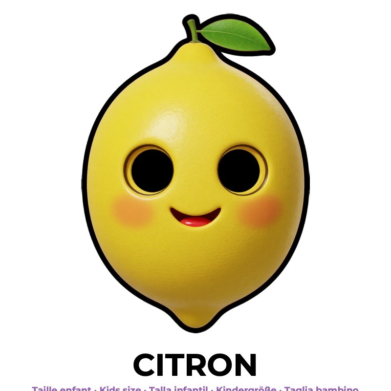 Zitrone-Maske
