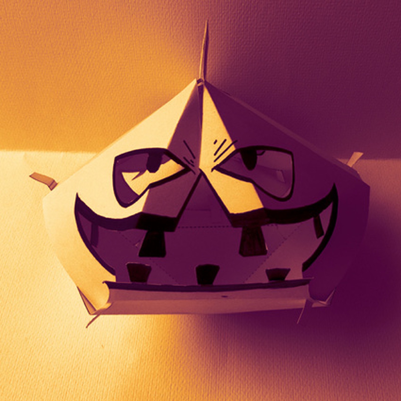 Citrouille d’Halloween pliable