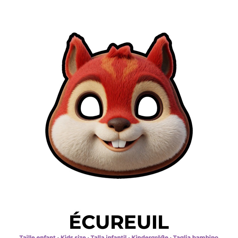 Masque d’écureuil