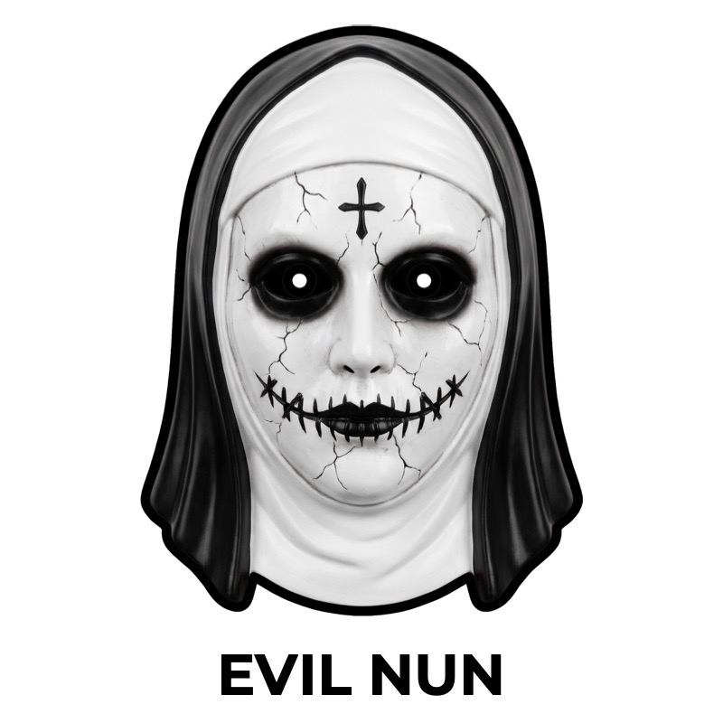 Horror-Nonnen-Maske