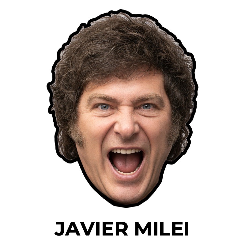 Masque de Javier Milei