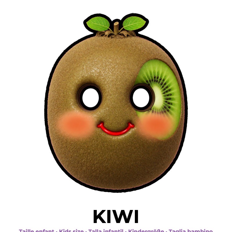 Kiwi-Maske