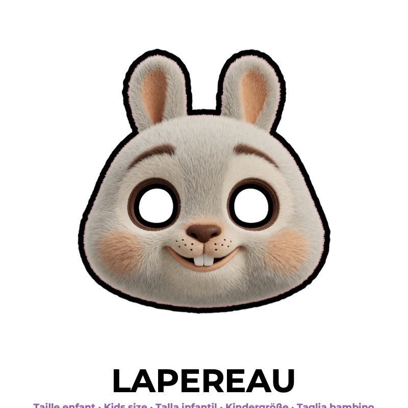 Masque de lapereau