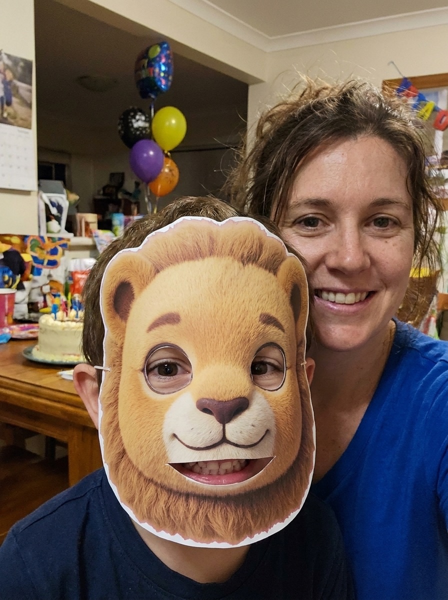 Masque de lionceau