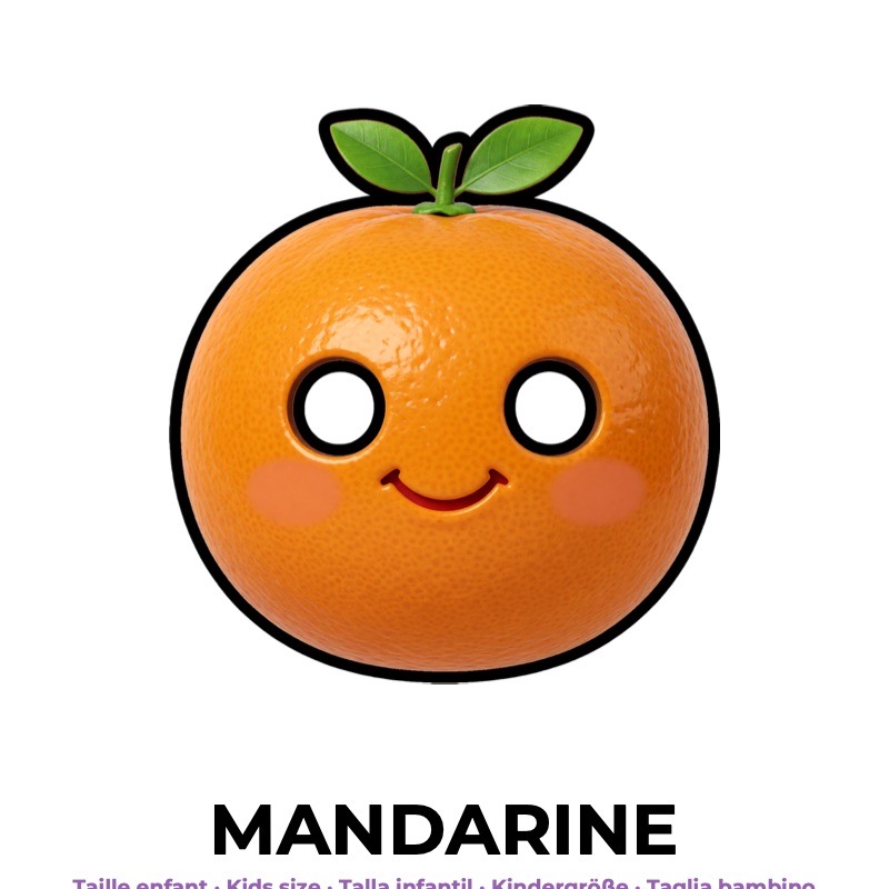 Mandarine-Maske