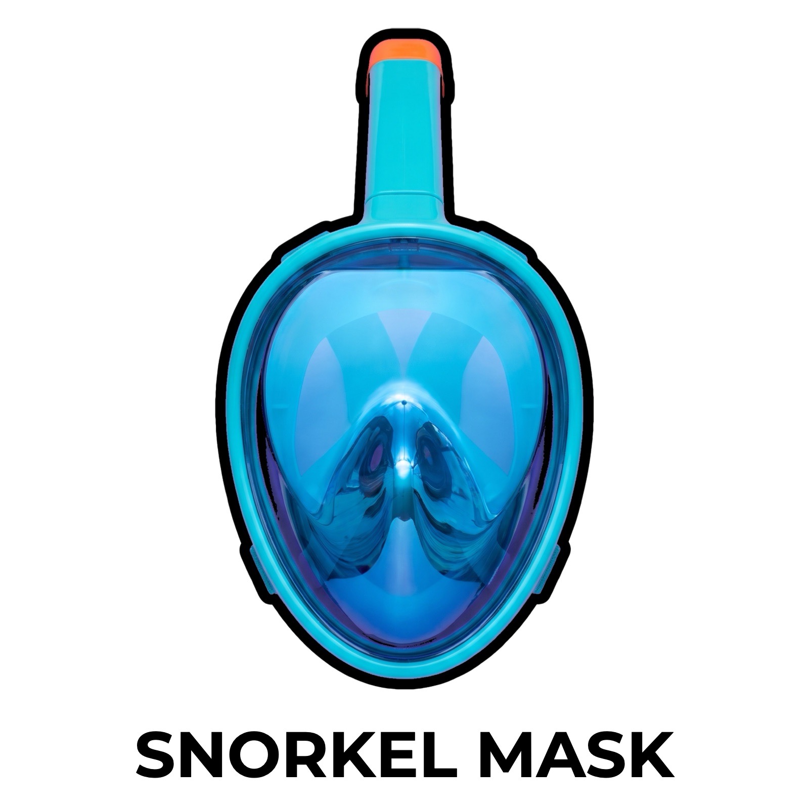 Masque tuba intégral en papier, patron à imprimer