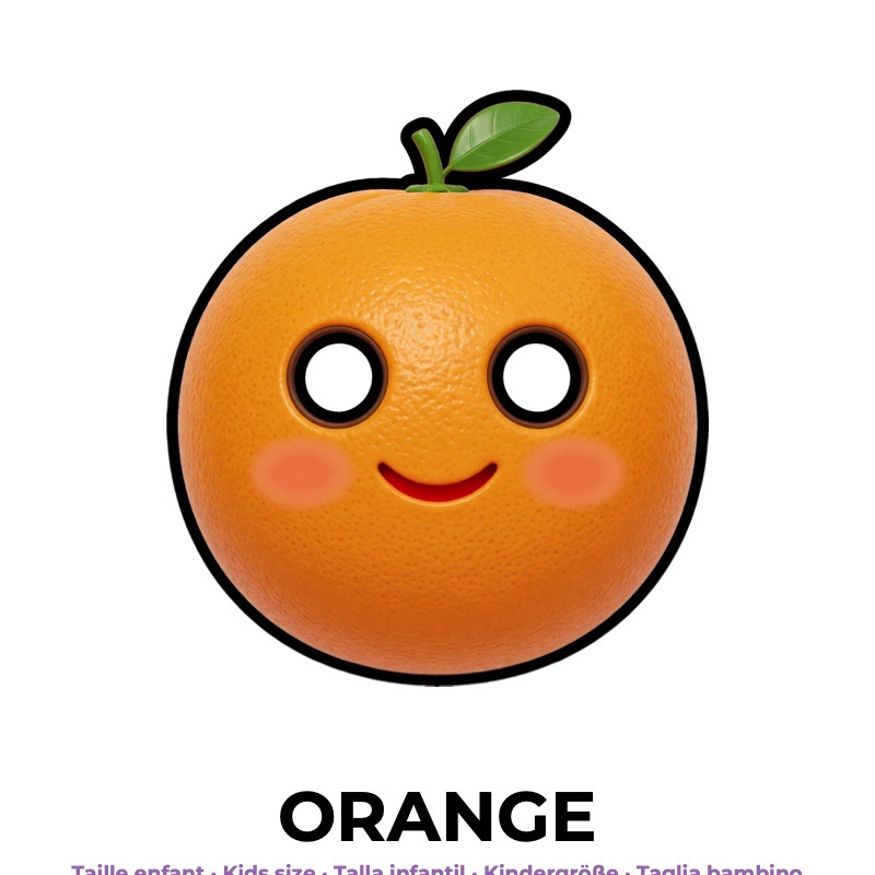 Orange-Maske