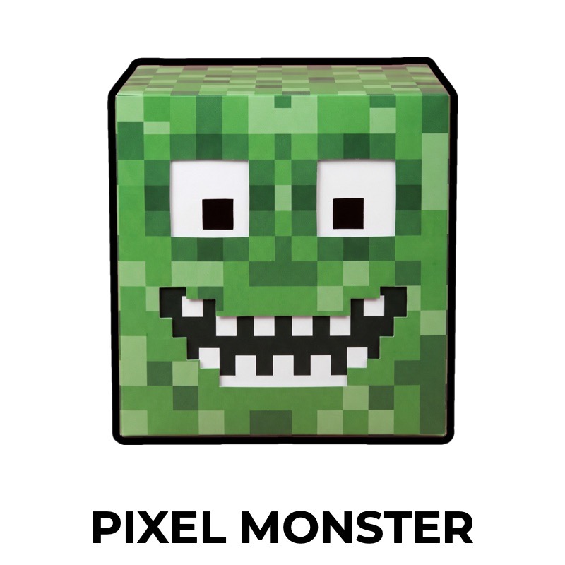 Masque de monstre pixel