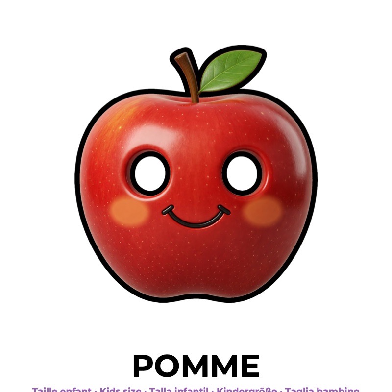 Apfel-Maske
