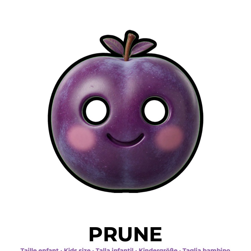 Pflaume-Maske