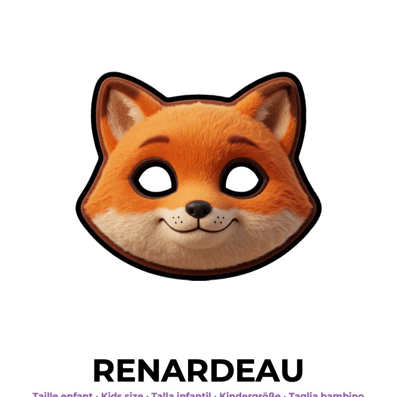 Masque de renardeau