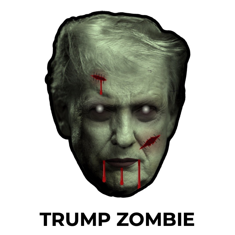 Masque de Donald Trump zombie en papier, patron à imprimer