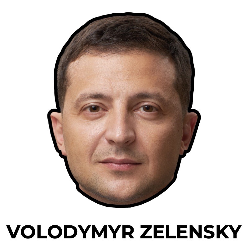Wolodymyr-Selenskyj-Maske