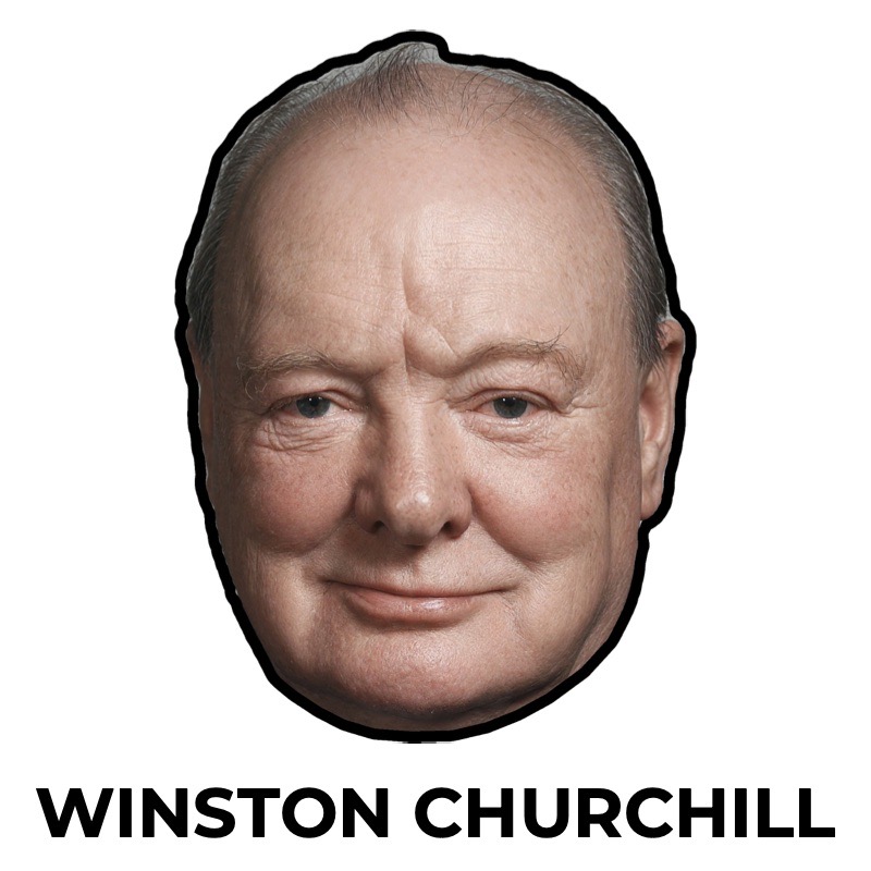 Maschera di Winston Churchill