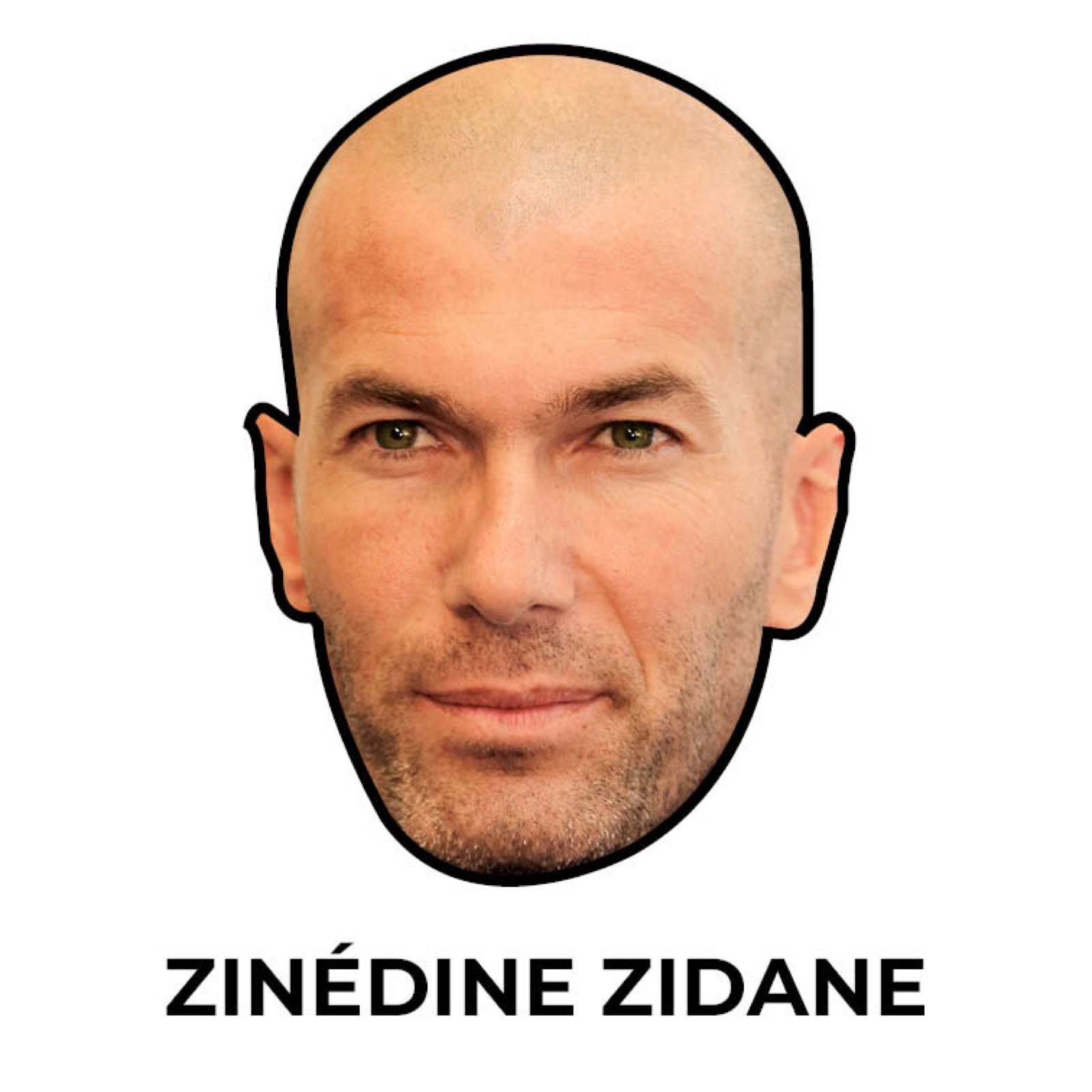 Masque Zinédine Zidane