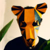 Masque de tigre 3D