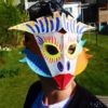 Masque d'aigle 3D