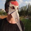 Masque de grue du Japon 3D