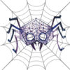 Masque d'araignée 3D