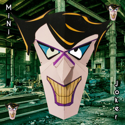 Masque du mini Joker 3D