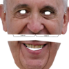 aperçu masque pape francois
